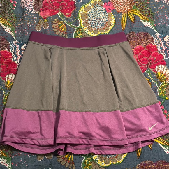 Nike Dresses & Skirts - Nike Women's Two-Tone Skirt - Gray and Purple